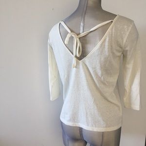 NWT J.Crew tie back shirt